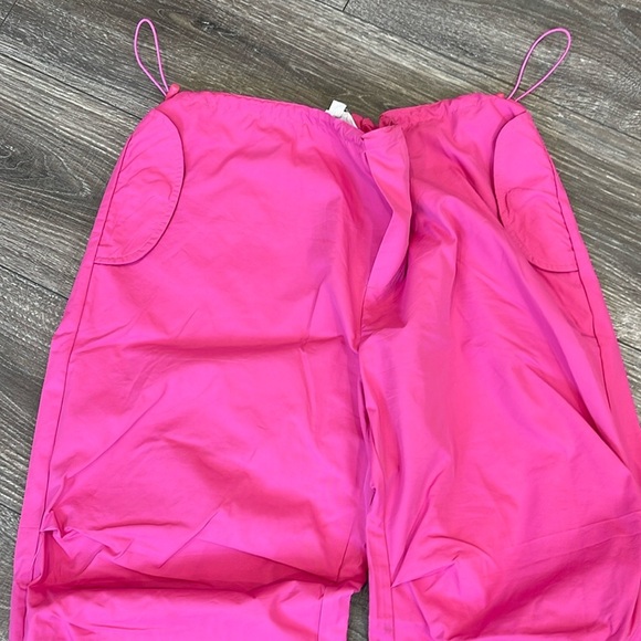 Steve Madden Hot Pink Windpants - Picture 2 of 5